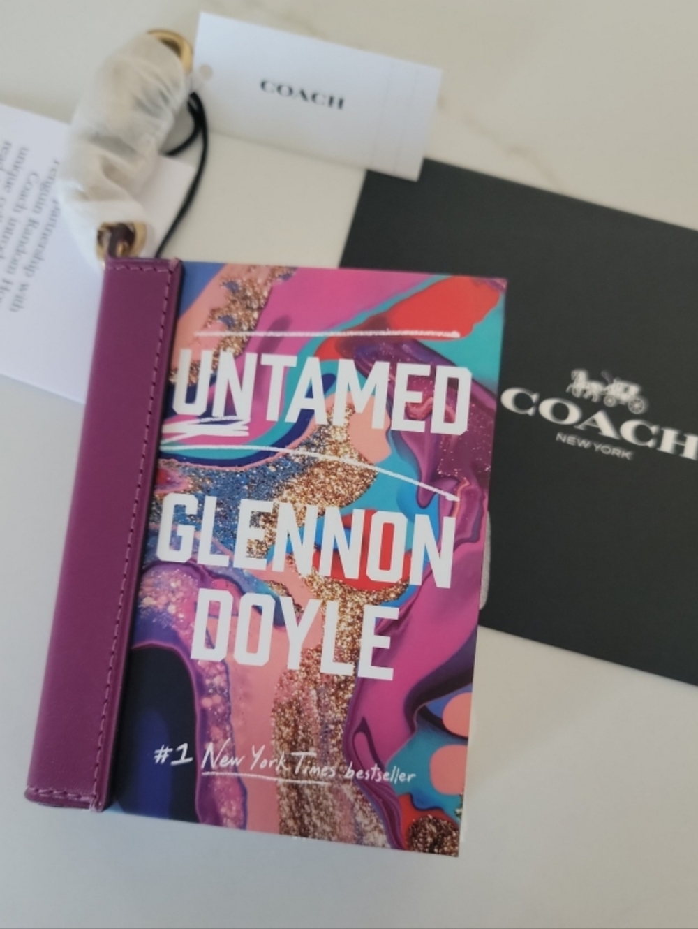 Coach Book Charm Untamed by Glennon Doyle